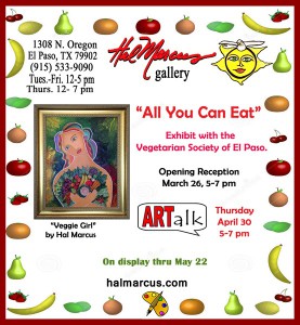 Announcement for Hal Marcus Gallery Event